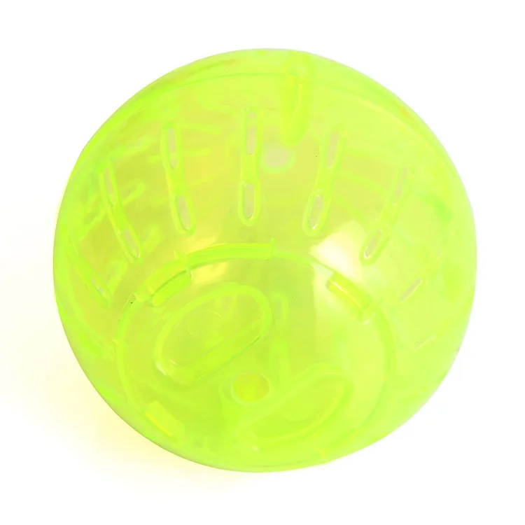 Pelota de plástico para hacer ejercicio para mascotas, juguete para roedores, hámster, Gerbil, conejo, rata, suministros para el hogar