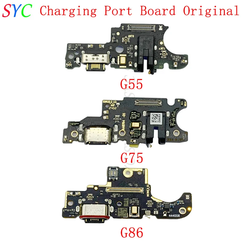 

Плата разъема для зарядки для Motorola G55 G75 G86 USB-порт для зарядки, гибкий кабель, запасные части