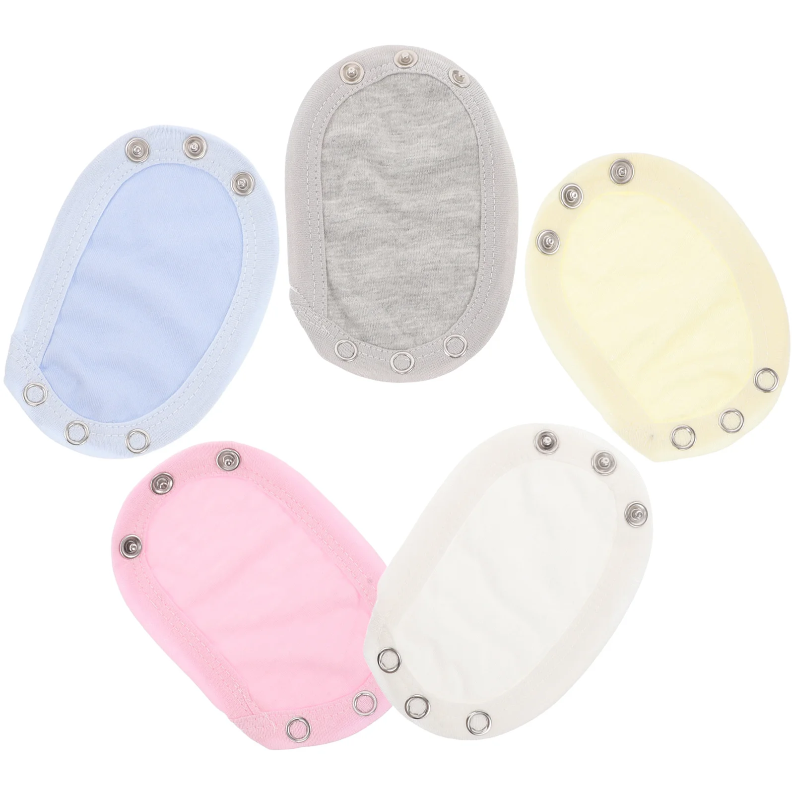 

10Pcs Baby Bodysuit Extender Cotton Extension for Boys Girls Diaper Change Easy Fit Jumpsuit Lengthener Utility Romper