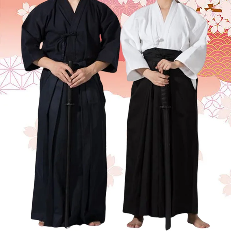 Kendo Uniforms ศิลปะการต่อสู้เสื้อผ้า Kendo Aikido Hapkido ศิลปะการต่อสู้ Keikogi และ Hakama Aikido ญี่ปุ่น Kung Fu Taekwondo