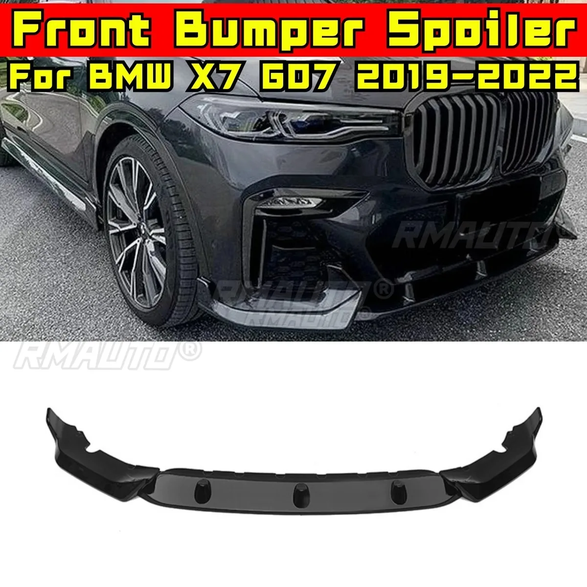 

Car Front Bumper Spoiler Lip Diffuser Modification Part For BMW X7 G07 2019-2022 Bumper Guard Protector Cover Car Accessories