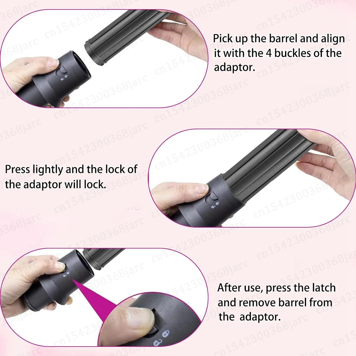 Upgraded Adapter Hair Dryer Automatic Curling Nozzle For Dyson Supersonic HD16 Nural Hair Dryer Accessories Cylinder Comb Nozzle