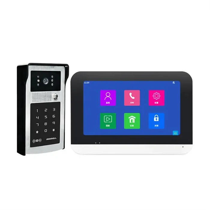 

1080P Camera 7 Inch Smart APP Remote Unlock Video Door Phone