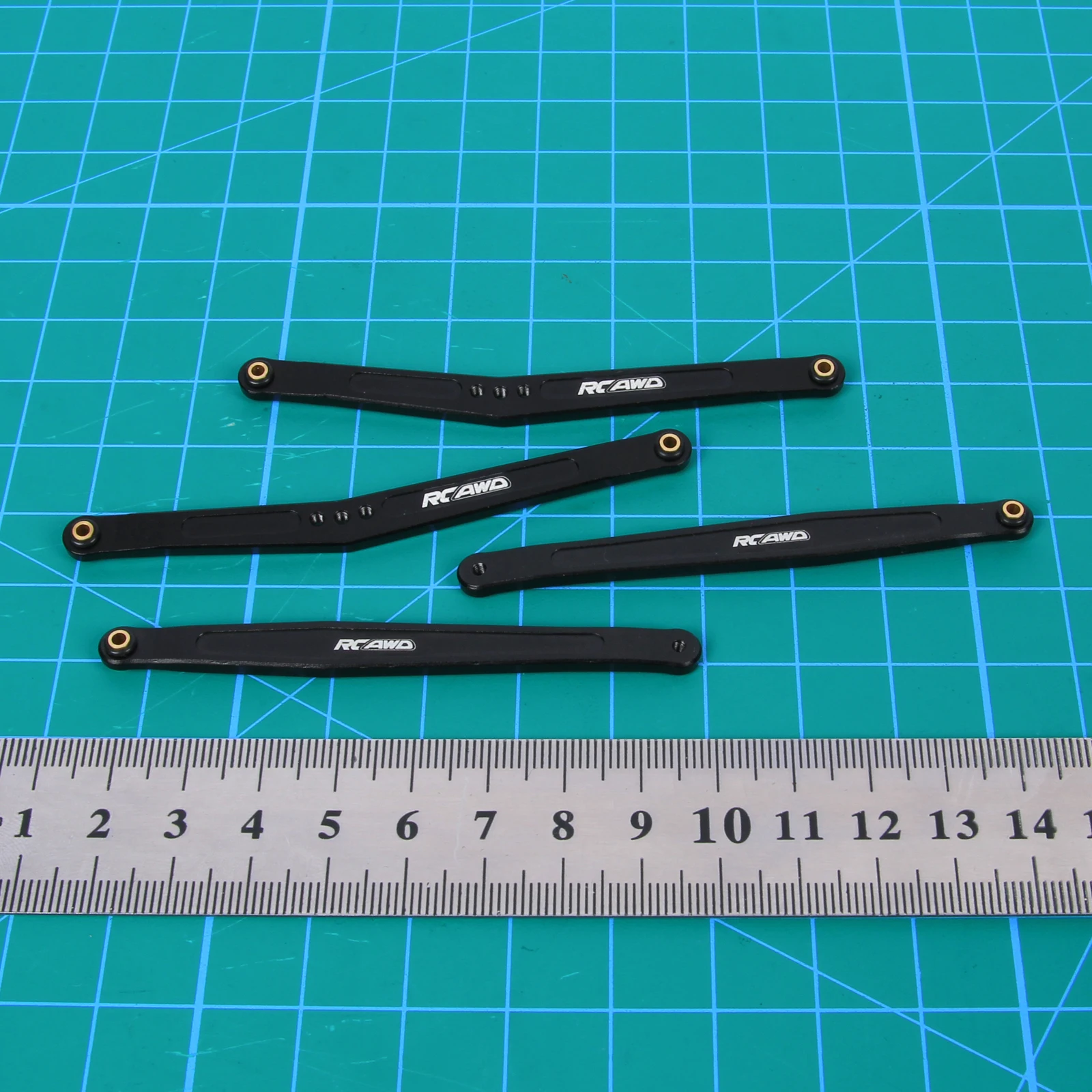 Alloy 35mm extended upper/lower linkage&70mm+ CVD center drive shaft for FMS EAZYRC Roc Hobby FCX24 1/24 crawlers