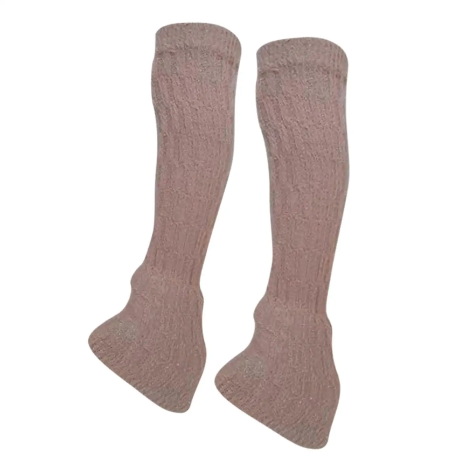 2 Pieces Figure Skating Leg Warmers Leg Cover Warm Sleeves Boot Socks for Yoga Fitness Workouts, Ice Skate