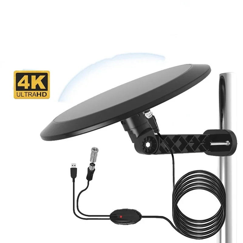 هوائي تلفزيون مضخم للتلفزيون الخارجي/الداخلي Anteena هوائي تلفزيون داخلي وخارجي ثنائي الغرض-POS