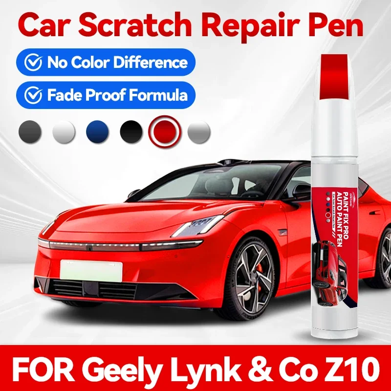 

Ручка для ремонта автомобильной краски для GEELY Lynk & Co Z10, аксессуары для устранения царапин, цвета: черный, серый, красный, серебристый, утренний синий