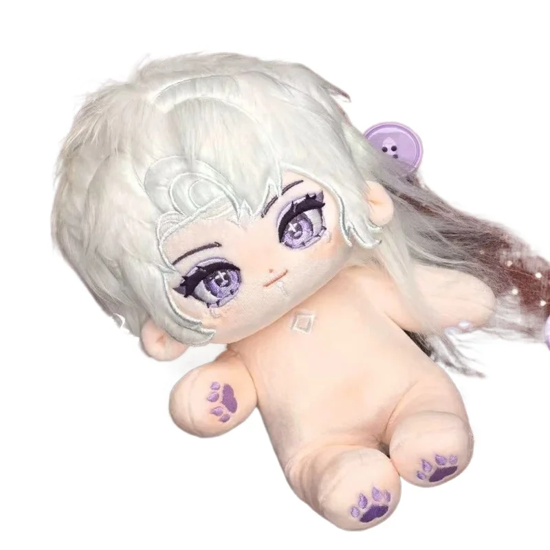 20cm Anime Game Honor of Kings Kawaii Cosplay Soft Cotton Doll Body With Skeleton Haya Cartoon DIY Change Suit Toy Figures Gift