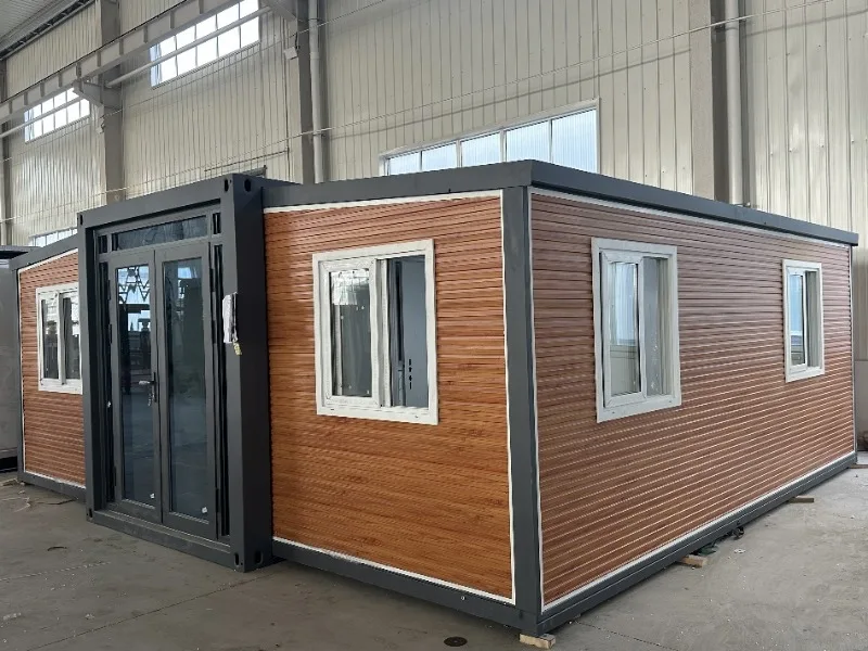 Customized Double Wing Folding Room Container House Modular Container House Portable Prefab Housing Cabin Living Home Hot