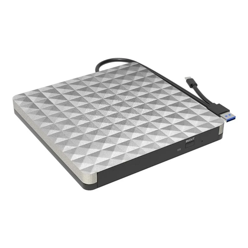 652F Portable DVD Writer DVD Player, USB External Optical Drives for PC Laptop