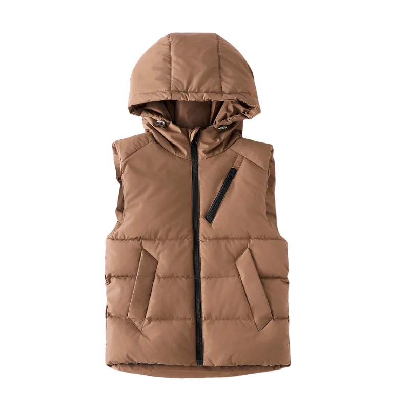 

Arrival! Stylish Kids' Hooded Padded Vests in Multiple Trendy Design, Winter Perfect for Boys and Girls, for Extra Warmth