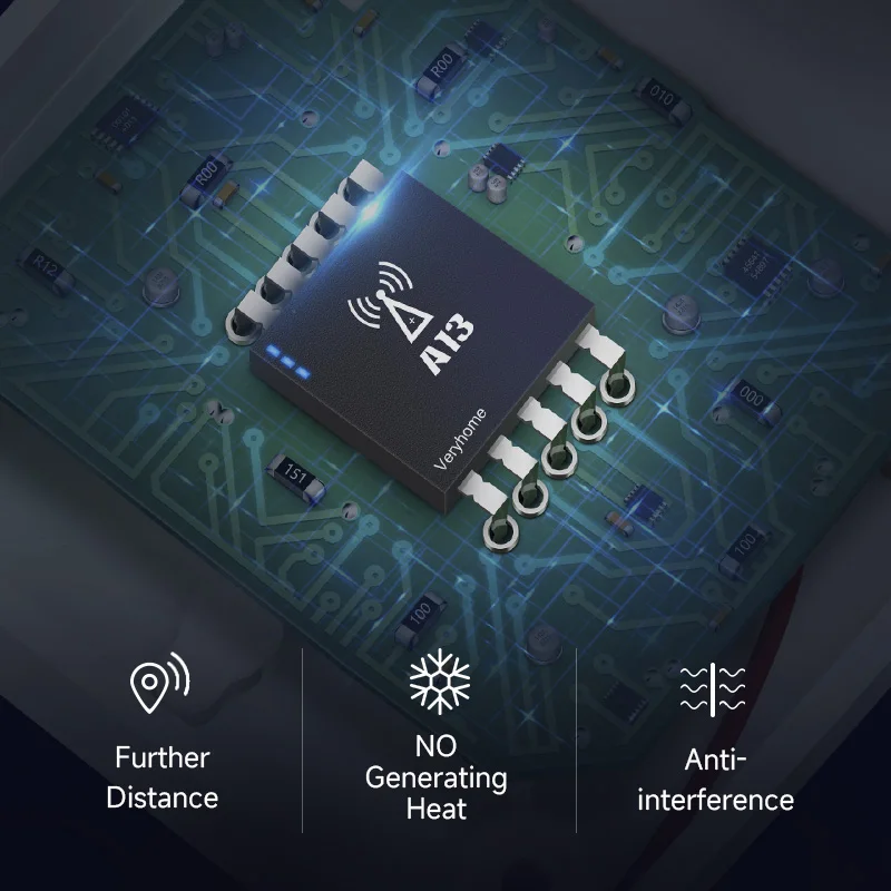 Timbre de casa con Control remoto inteligente, timbre de puerta inteligente autoalimentado con Control remoto, superpenetración, resistente al agua, enchufe europeo, británico y estadounidense