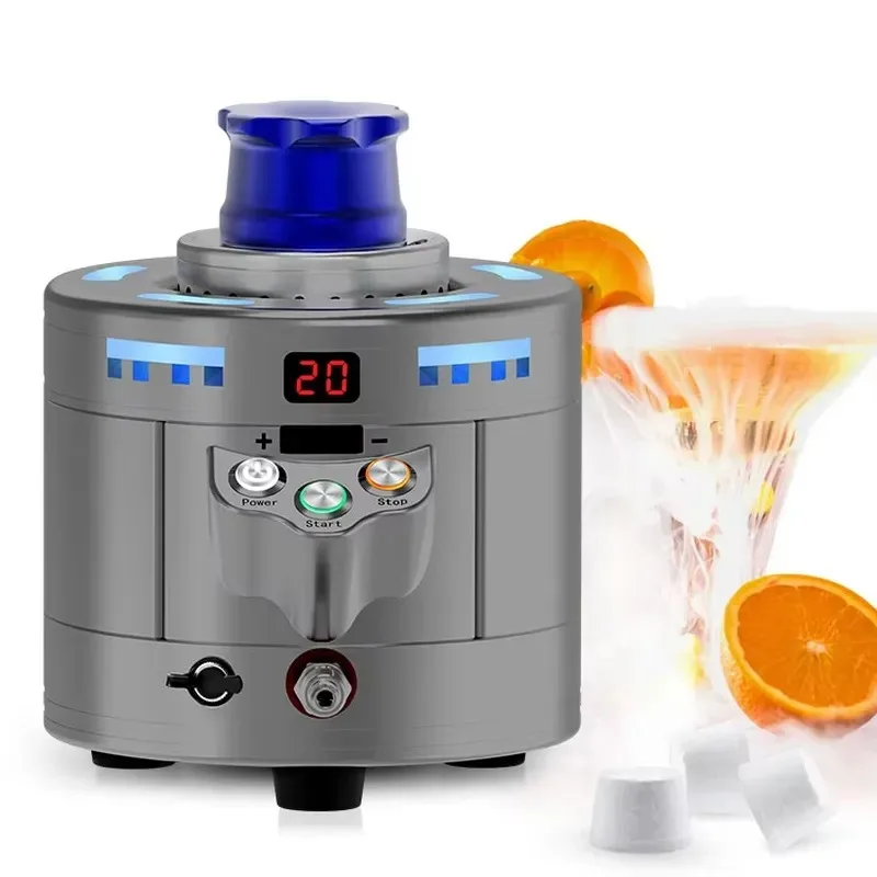 Double automatic two-in-one function bartending equipment glass chiller cocktail bar machine