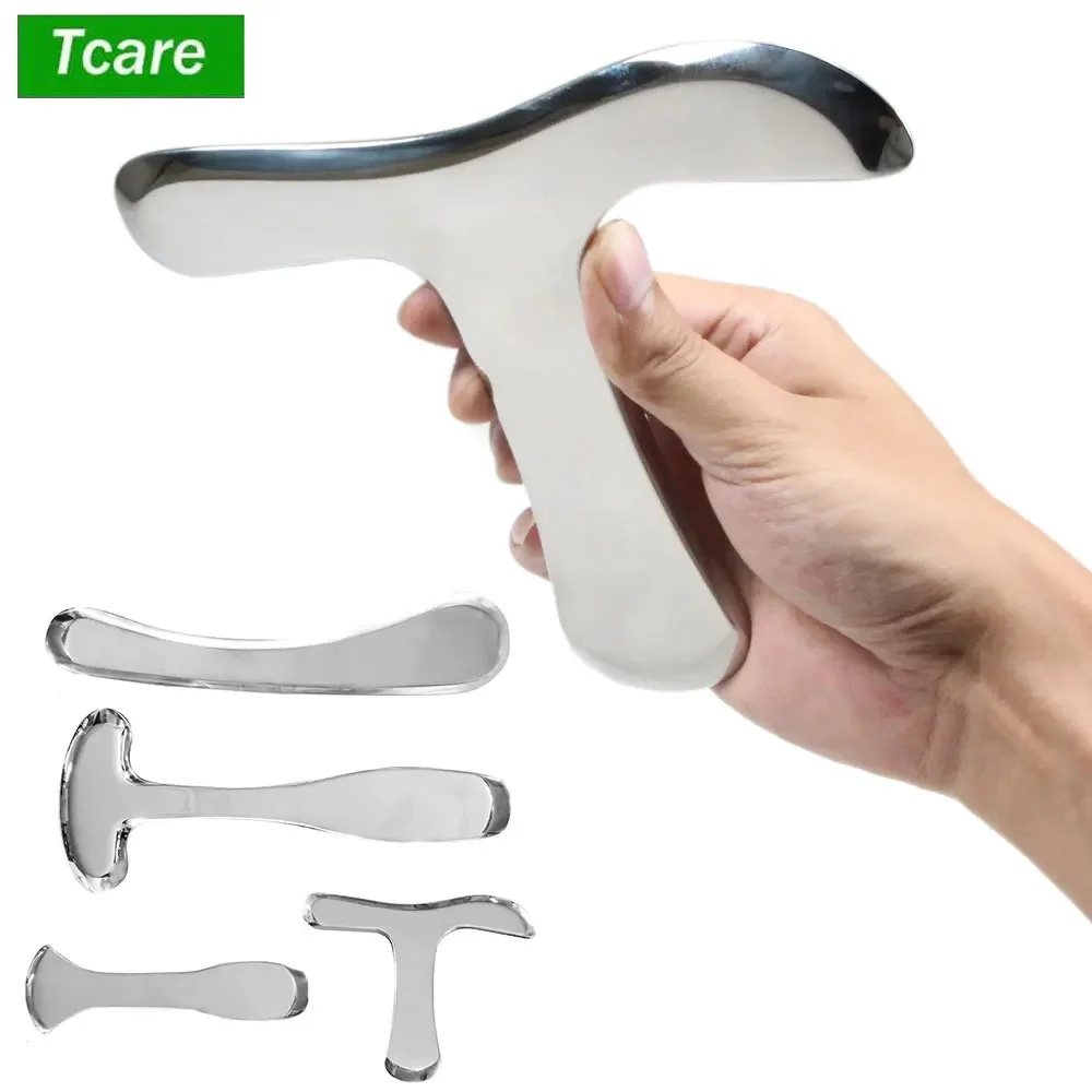 Home Muscle Scraper Tools for IASTM Therapy - Stainless Steel Gua Sha Tool for Myofascial Release and Deep Tissue Massage Tool