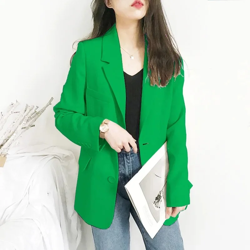 Mode Anzug Jacke frauen 2025, Frühling Herbst Neue Blazer Mantel Joker Koreanische jacken Kurze Outwear Weibliche Casual Einfache overwear