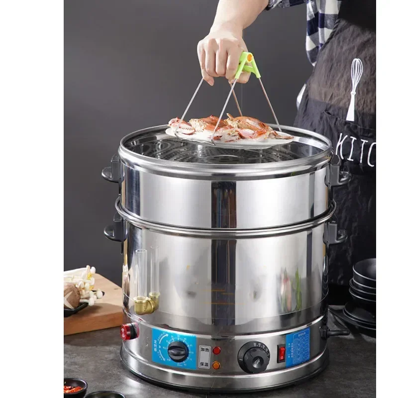 Steamed Bun Oven Large Electric Steamer Multifunctional Household Three-layer Steamed Bun Machine Steamed Bun Oven