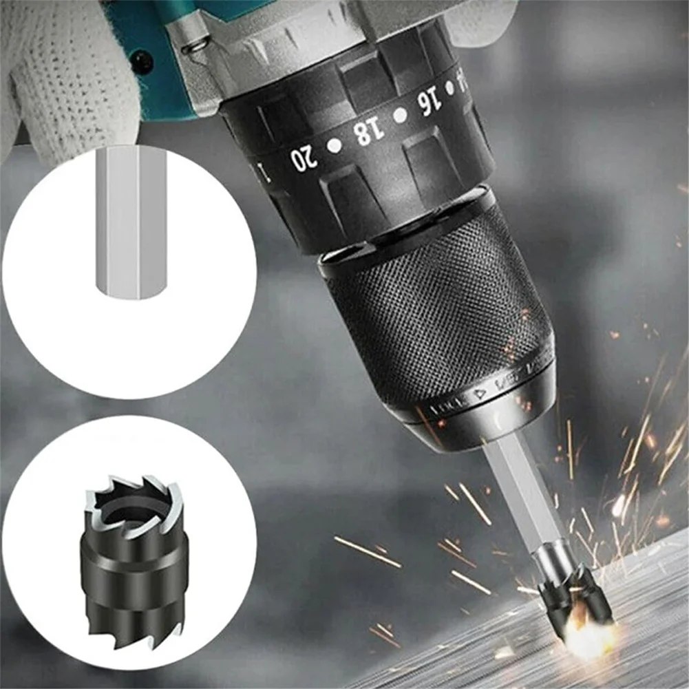 Spot Weld Cutter Kit 9PCS with Double Sided High-Speed Steel for blades for Enhanced Cutting Efficiency on Metal Panels