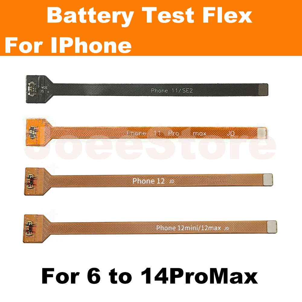 Battery Extend Test Flex for iPhone 11 12 13 14 Pro MAX Mini X XS XR 8 6 7 Plus Battery Extension Testing Cable Repair Parts