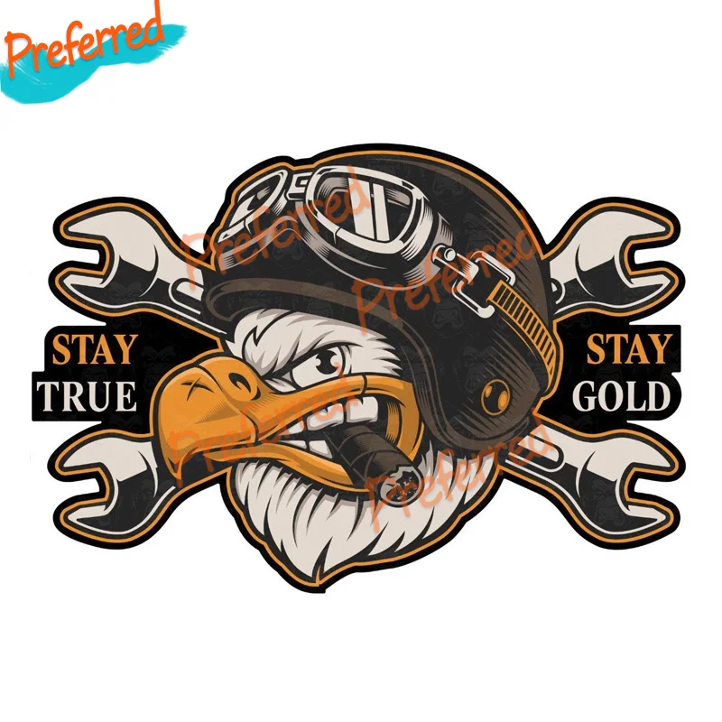 Cigar Eagle Car Sticker Decal Made of Durable Vinyl Waterproof Material, Car/truck Ship/Surf Camper /laptop and Toolbox