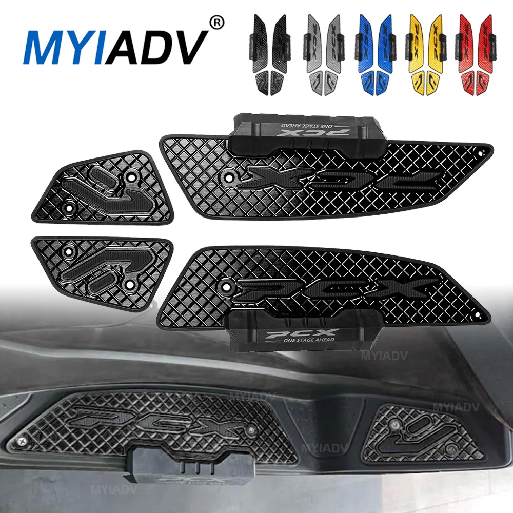 

For Honda PCX 125 160 PCX160 PCX125 2025 Motorcycle Footrest Footboard Pegs Pedal Footmat Aluminum Alloy Foot Pedals Accessories