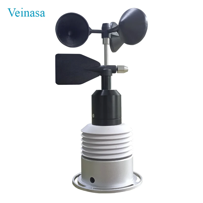 Veinasa-THPW-NJ 5 In One Wind Speed And Direction Sensor Air Pressure Weather Station Sensors Temperature And Humidity Sensor