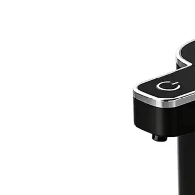 Automatic Soap Dispenser with Smart Sensor for Kitchen and Bathroom Wall Mount or Countertop Use ABS Black White