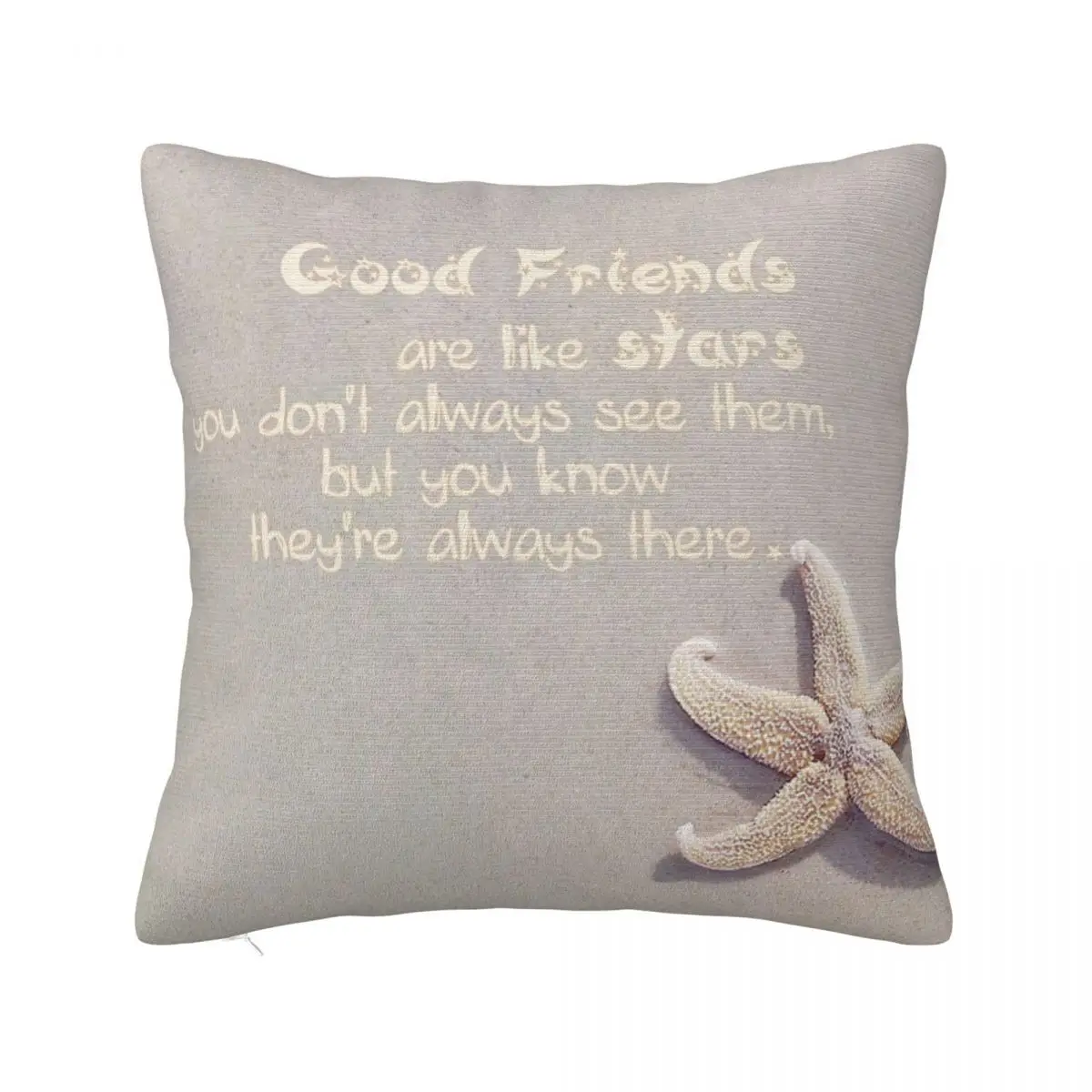 Good Friends Are Like Stars Pillow Pillows Cover Cushion Cover 45*45 Pillow Case Pillow Cover