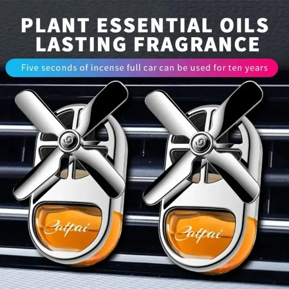 New Creative Car Aromatherapy Windmill Cologne Air Freshener Rotating Propeller Floral Fragrance Vent Fragrance Aromatherapy