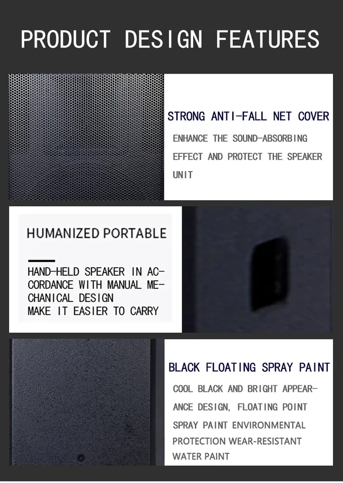 High Quality 12 Inch 400 Watt Two Way Full Range Passive Professional Speaker