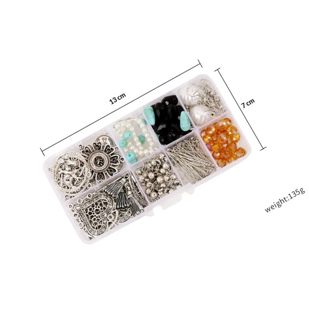 Earrings Findings for Jewellery Making Dangle Supplies Tools Kit Jewelry Accessory