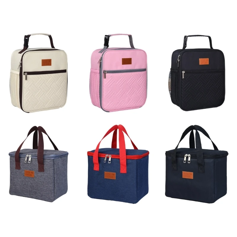 Lunch Bag Reusable Insulated Cooler Lunch Box Adult Tote Lunch Bag for Women Men