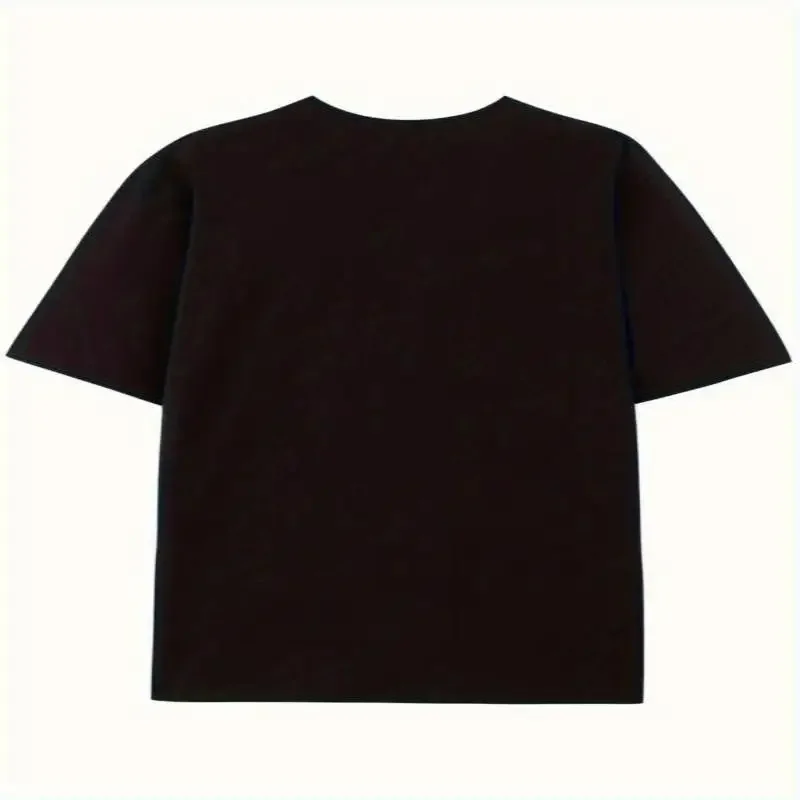 تي شيرت I Blame Chad Humor برسومات من القطن الخالص، مقاس مريح للجنسين، أسود مع طباعة بيضاء، ملابس شارع كاجوال للرجال