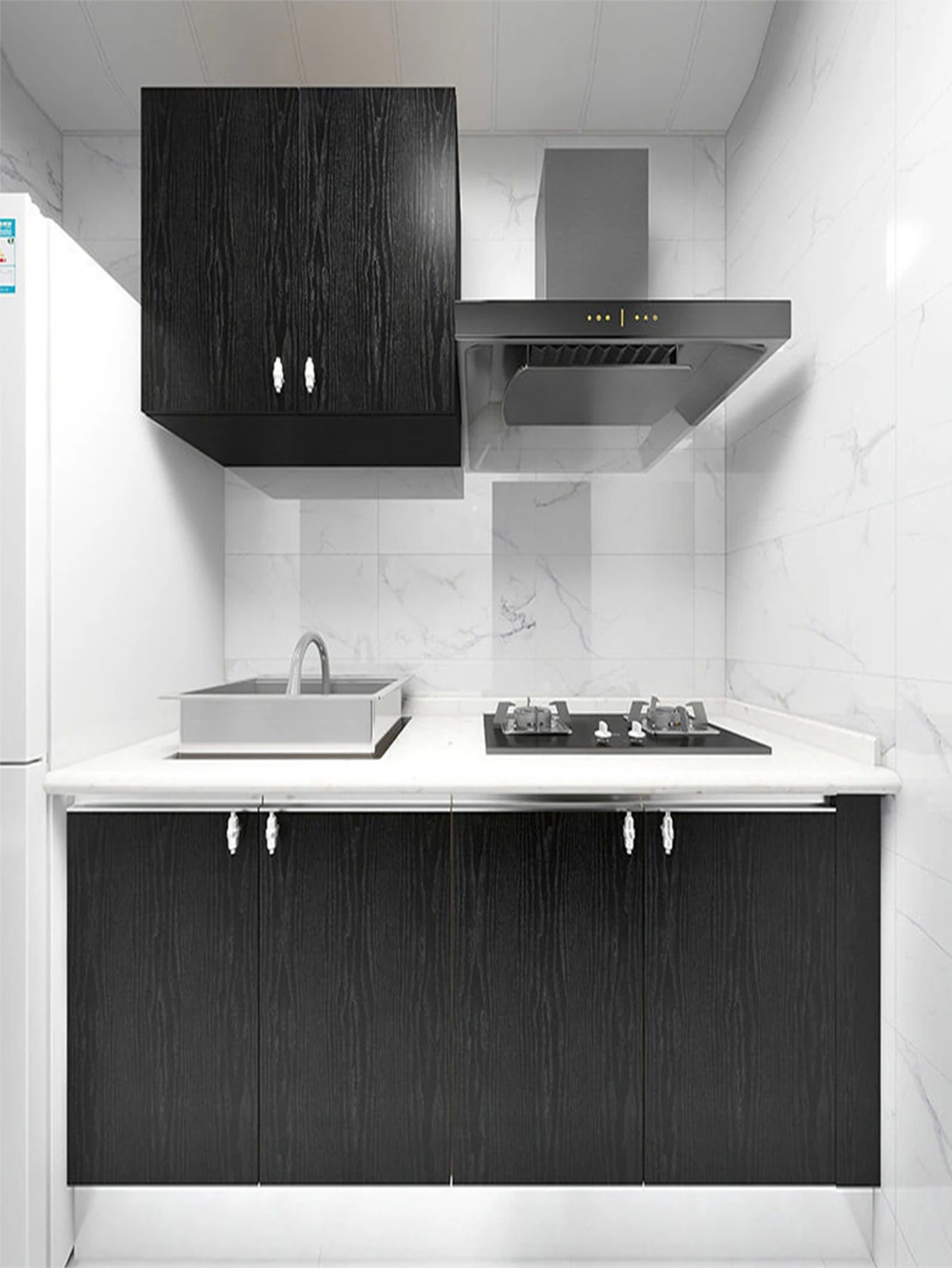 55cm Wide Wood Sticker for Furniture Wallpaper PVC Wallstickers DIY Walls Waterproof Door Kitchen Wardrobe Cabinet Decor Film