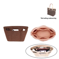 Sac à main en feutre portable, sac à main de maquillage, doublure de voyage intérieure, poudres cosmétiques, fourre-tout de base, Shaper pour Neverfull Pm Mm