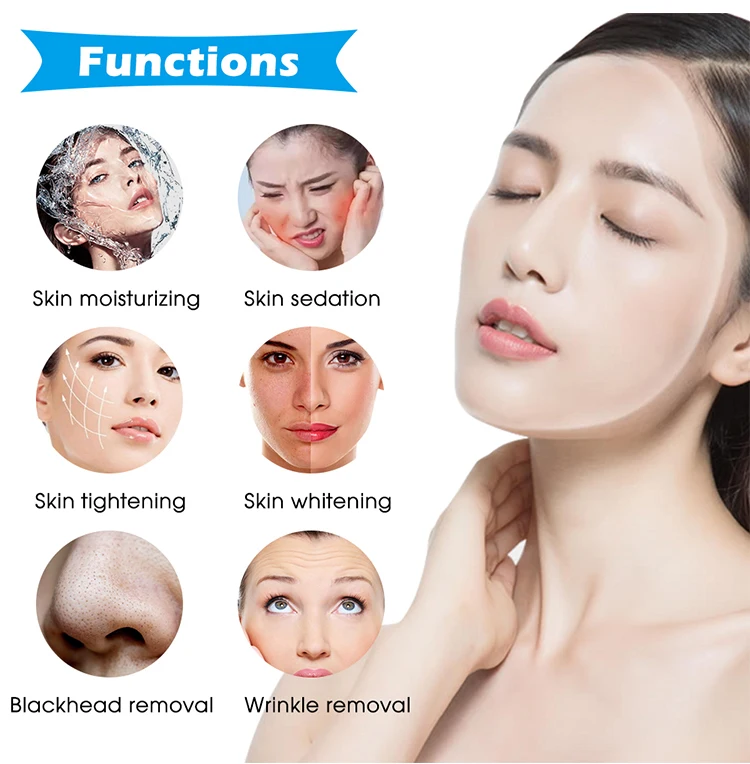 2023 best selling Hydrofacials Machine 7 In 1 Hydro Radiofrequency Oxygen Water Dermabrasion Device SPA Salon with Led Mask