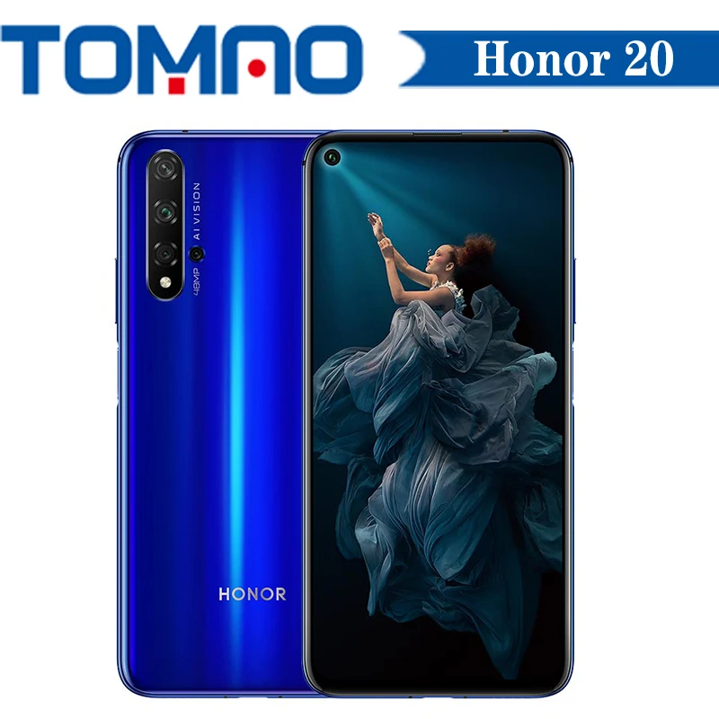 هاتف ذكي Honor 20 هاتف 6.26 "HiSilicon Kirin 980 8GB RAM 128GB 256GB ROM 48MP كاميرا خلفية رباعية أندرويد 10 متعدد اللغات #2