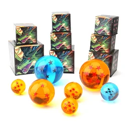 Anime Figure Dragon Ball 7.6cm Crystal Ball Big All Size Resin Sphere Model Collect Christmas Children Present Ornament Gift