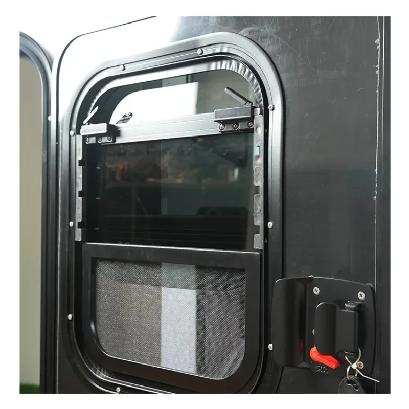 باب دمعة Rv ثابت للأشعة فوق البنفسجية 620 × 900 مم مع نافذة رفع وقفل معدني سهل التحكم مع باب أمان وباب قافلة #6