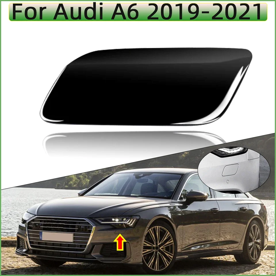 

For Audi A6 2019 2020 2021 Bumper Spray Nozzle Painted Trim Cap Cover Shell Headlight Washer Nozzle Lid 4K0955275 4K0955276