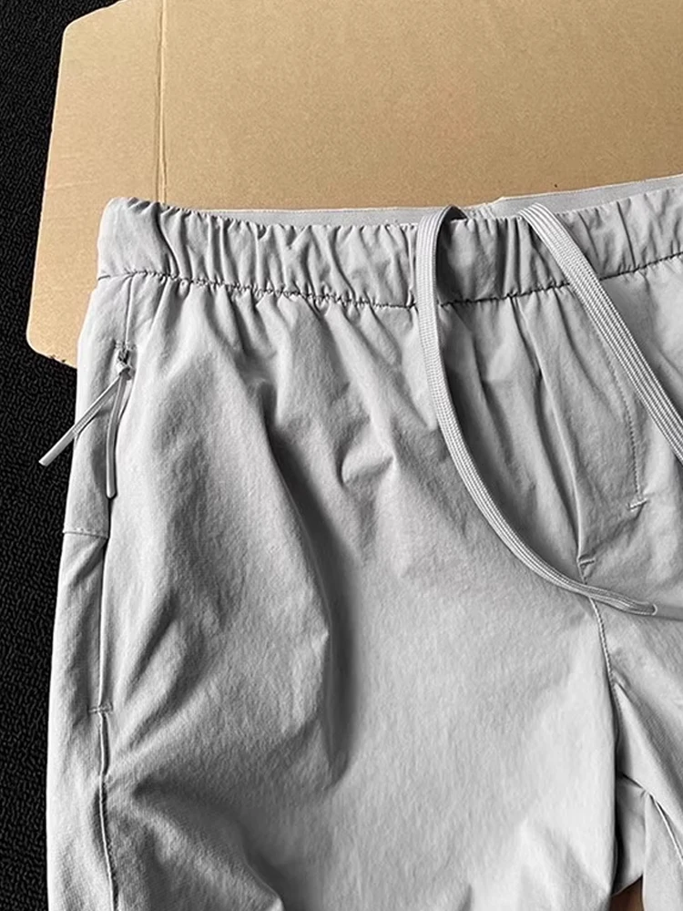 

American Sle Outdoor Nylon Qui Dry Men's Summer Lightweight Breathable Cool Feeling Ice Silk Sports Pants Casual Trousers
