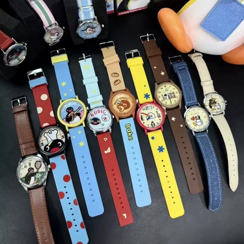 2026 New Martube Cute Pingu Watch Blind Box Fashion Collection Cartoon Toys Women'S Birthday Valentine'S Day Gifts Doll Toys