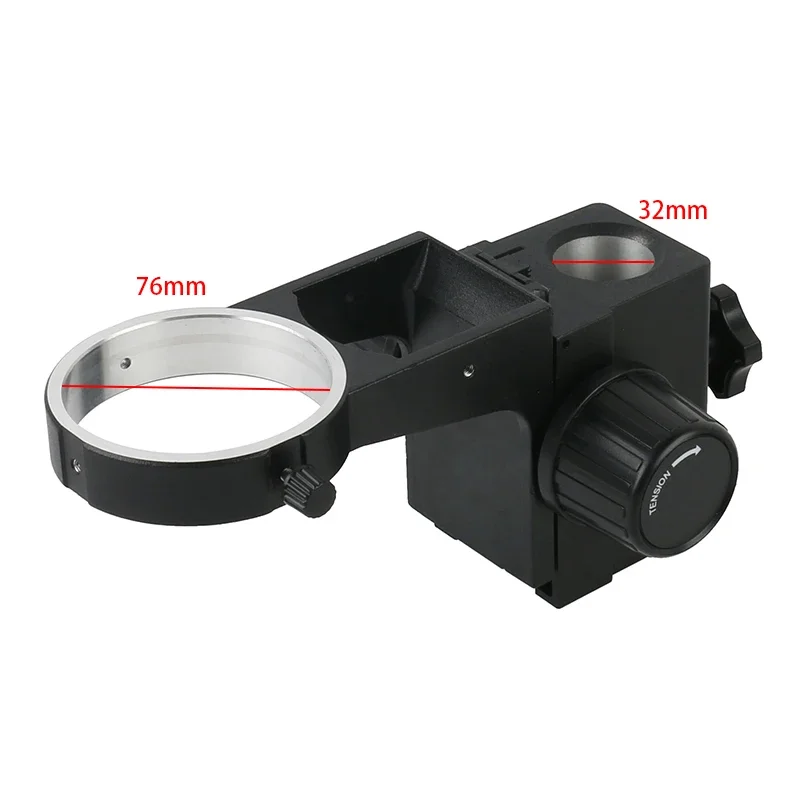 76mm Durchmesser Mikroskop Kopf Halter Stereo Zoom Mikroskop Stehen Halterung Einstellbare Trinocular Binokular Fokus Arme