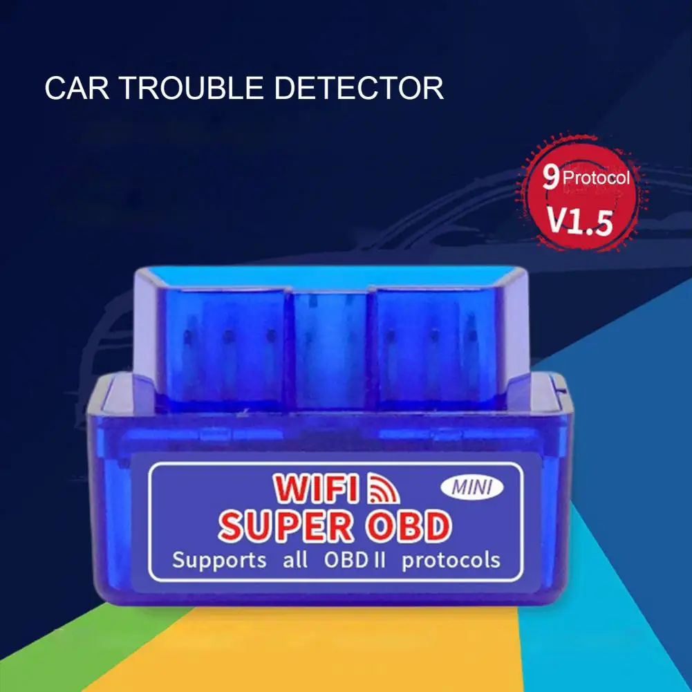 Car Diagnostic Scan Tool Plug And Play Fault Code Read WIFI Wireless OBD IIs Scanner Light Code Reader Car Tester Car Accessory