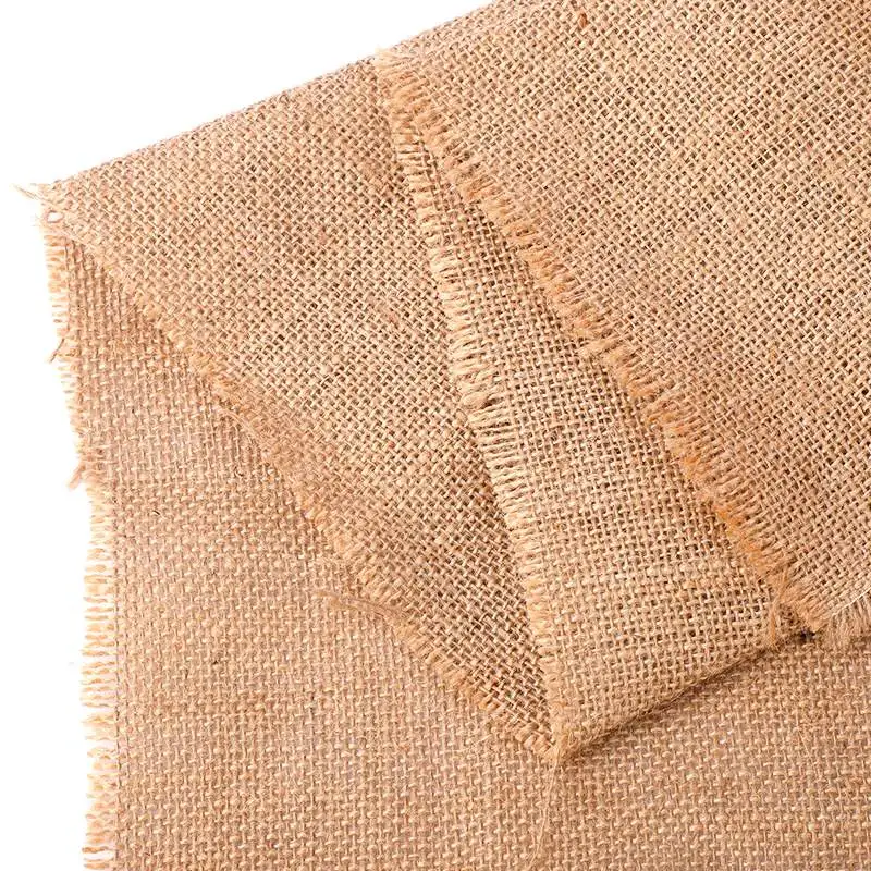 Wide 1.6m Natural Jute Cloth DIY Gazebos Sun Shade Net Sunshade Sails Balcony Privacy Screen Home Decoration Linen Fabric