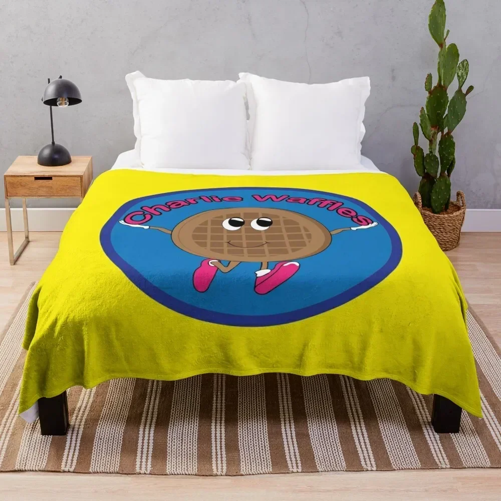 

Charlie Waffles! Throw Blanket Breathable Lightweight Blanket for Adults Kids