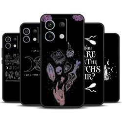 Witchcraft Dark Witch Case For Redmi Note 11 12 13 Pro Plus 9 10 10S 11S 12S Redmi 12 9C 10C 12C 13C Back Cover