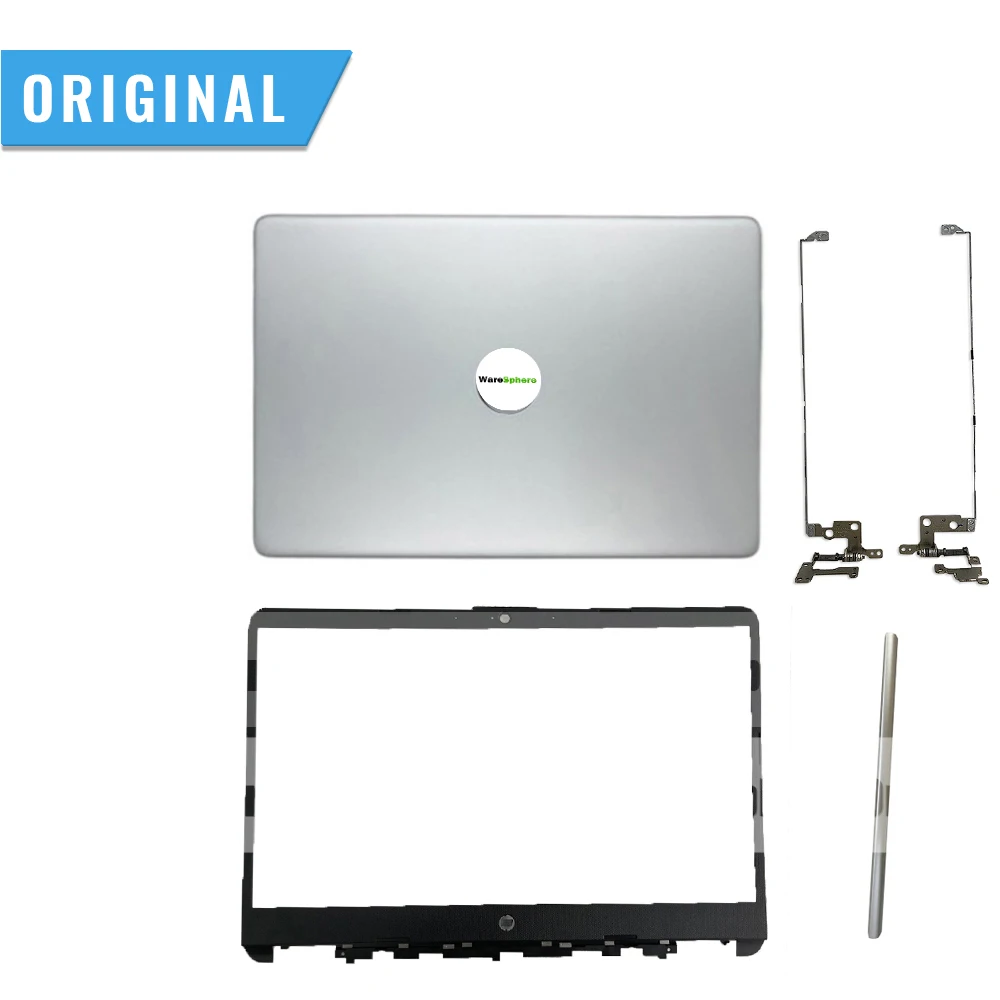Imagem -01 - Original para hp 14-dq fq 14s-dr 14s-fr Tpn-q221 Lcd Capa Traseira Case Tampa Traseira Moldura Dianteira Ea0pa001010 Ea0pa002010 Tira Novo original para hp 14 dq fq 14s dr 14s fr tpn q221 lcd capa traseira case tampa traseira moldura dianteira ea0pa001010 ea0pa002010 tira novo 01