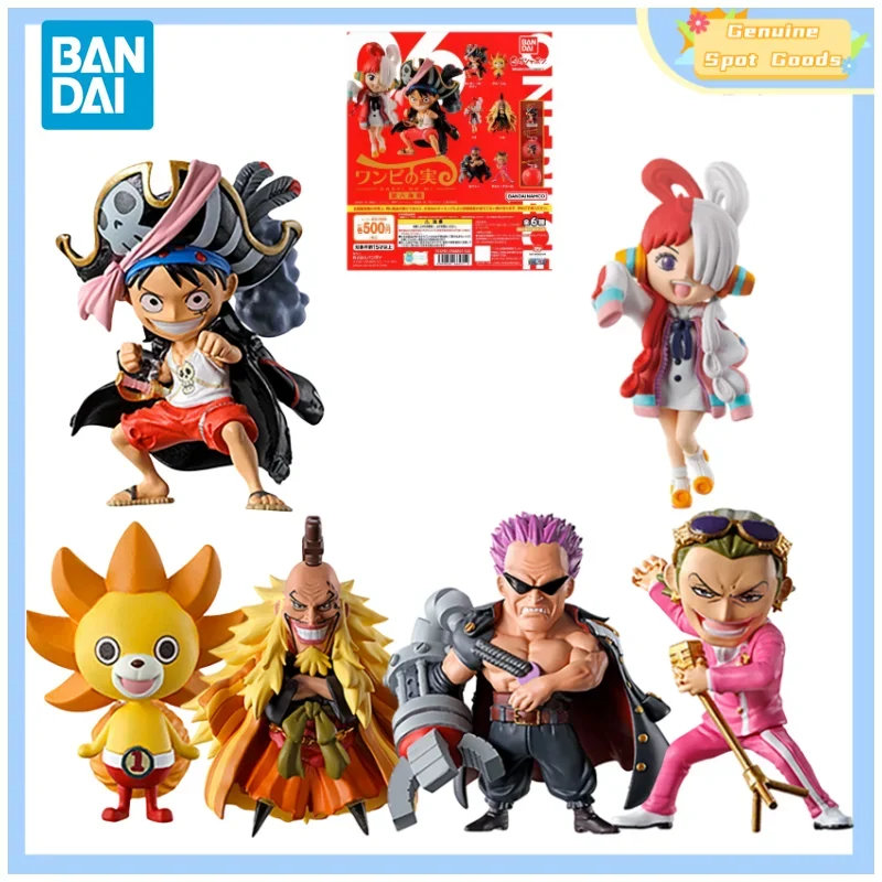 Genuine Bandai ONE PIECE Gashapon ONEPI NO MI 6 Anime Action Figures Model Figure Toys Collectible Gift for Toys Hobbies Kids