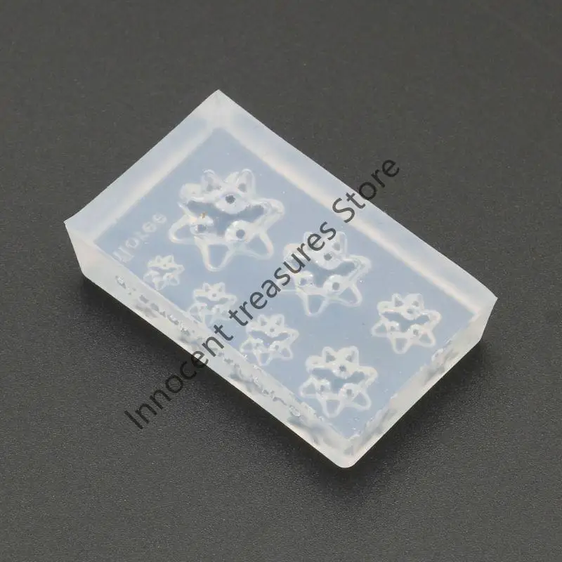 3XUA قوالب راتنجات الايبوكسي السيليكون لألعاب الصب DIY صنع اللوازم والمواد الحرفية أداة بداية فنية مثالية للمبتدئين #4