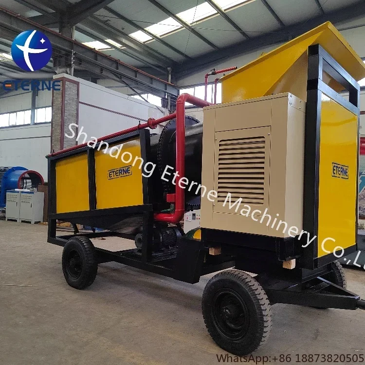 Cost Efficient Mid-Size Gold Trommel Gold Processing Plant Portable Machinery Equipment for Sale